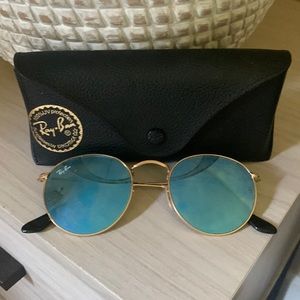 RayBan Polarized Blue Sunglasses